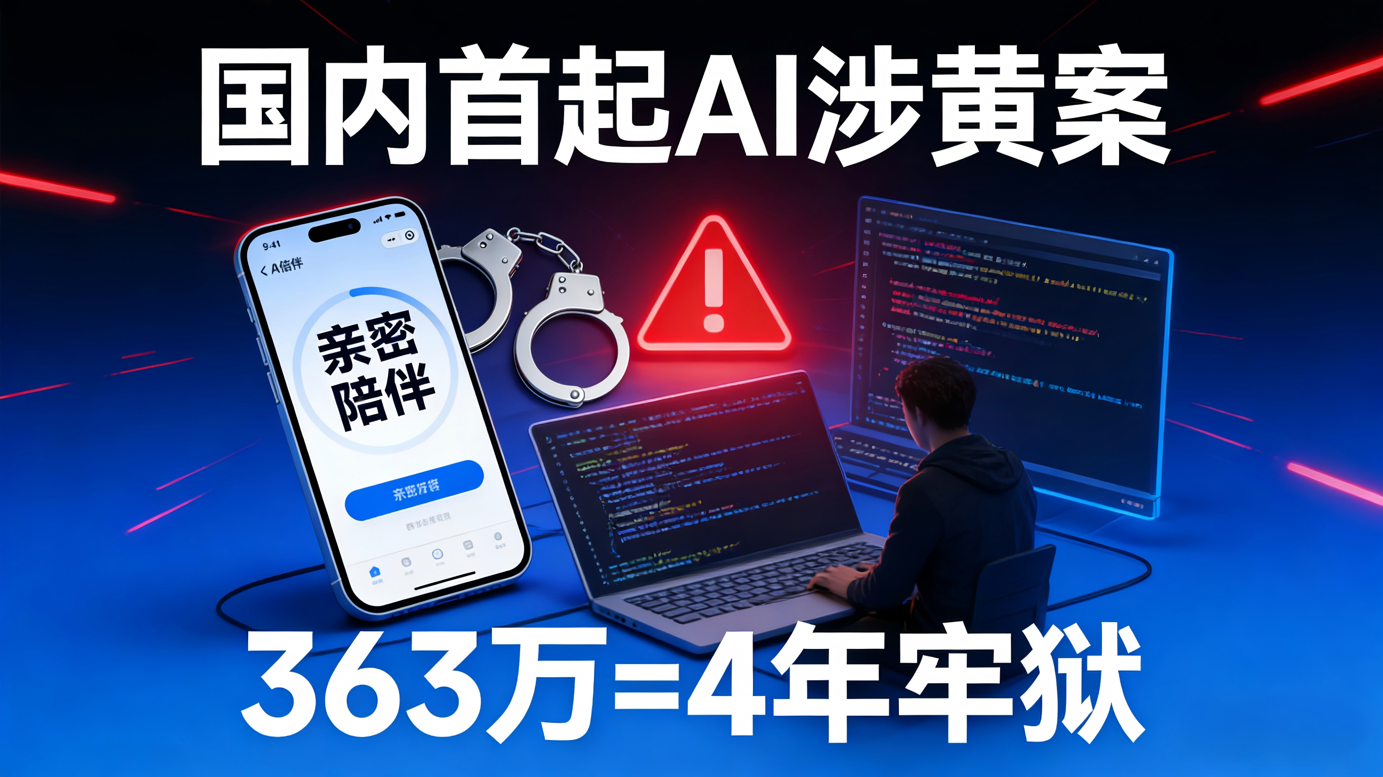 颠覆认知！AI 聊黄不是私密？2 名开发者赚 363 万获刑，用户传播也会留案底！